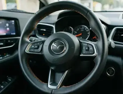 CX-5 ステアリング施工